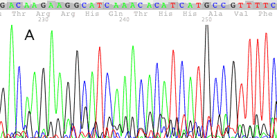 noisy trace processed channel