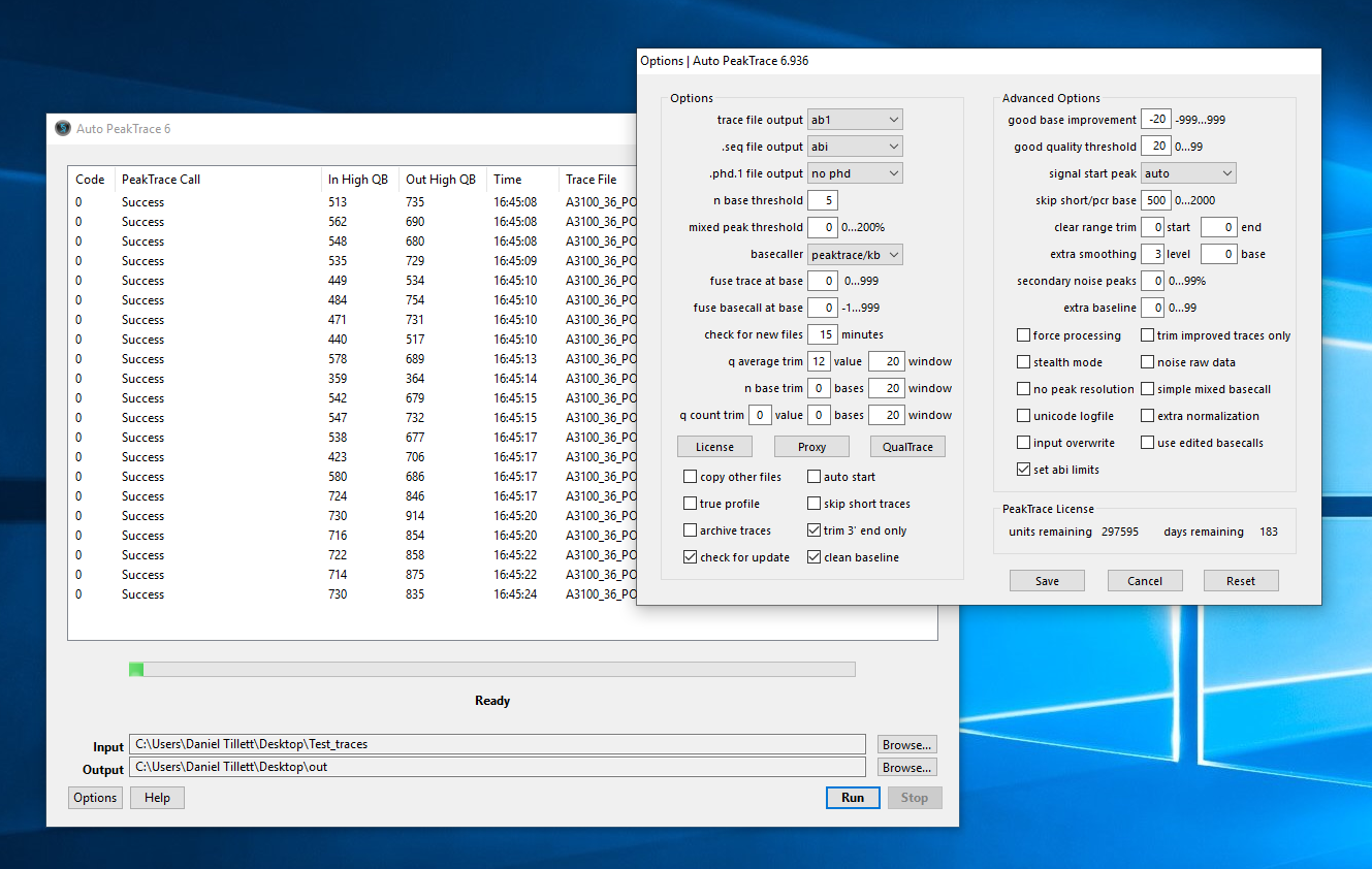 Auto PeakTrace 6.936 Overview